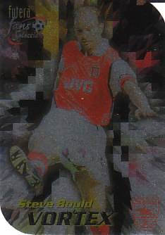 Steve Bould Arsenal 1999 Futera Fans' Selection Vortex #V9